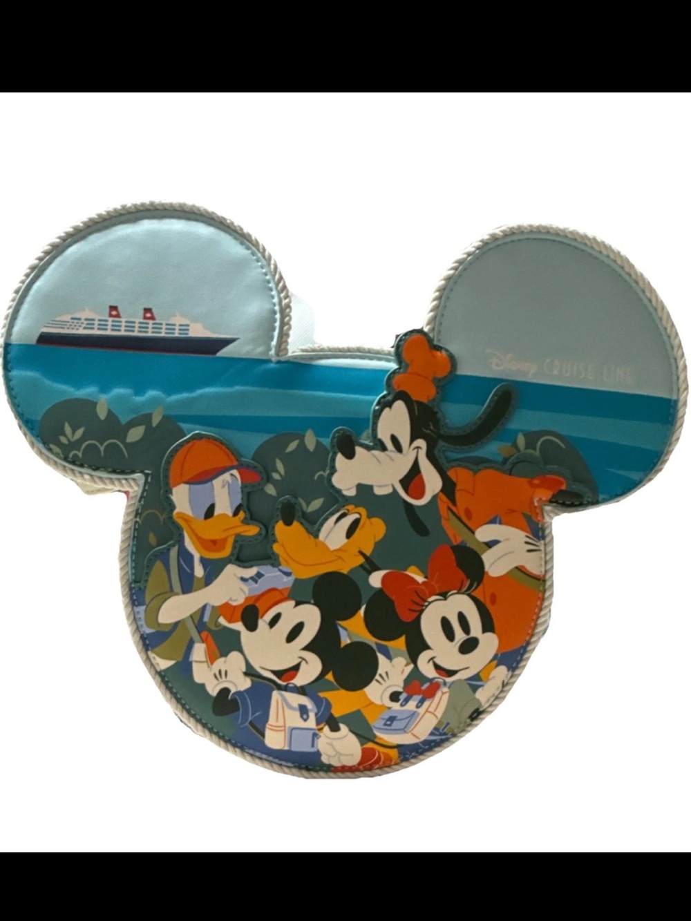 Loungefly Disney Cruise Line Australia Mickey and Friends Crossbody Bag NWT